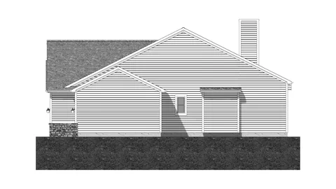 The Mackenzie house plan, exterior view 2